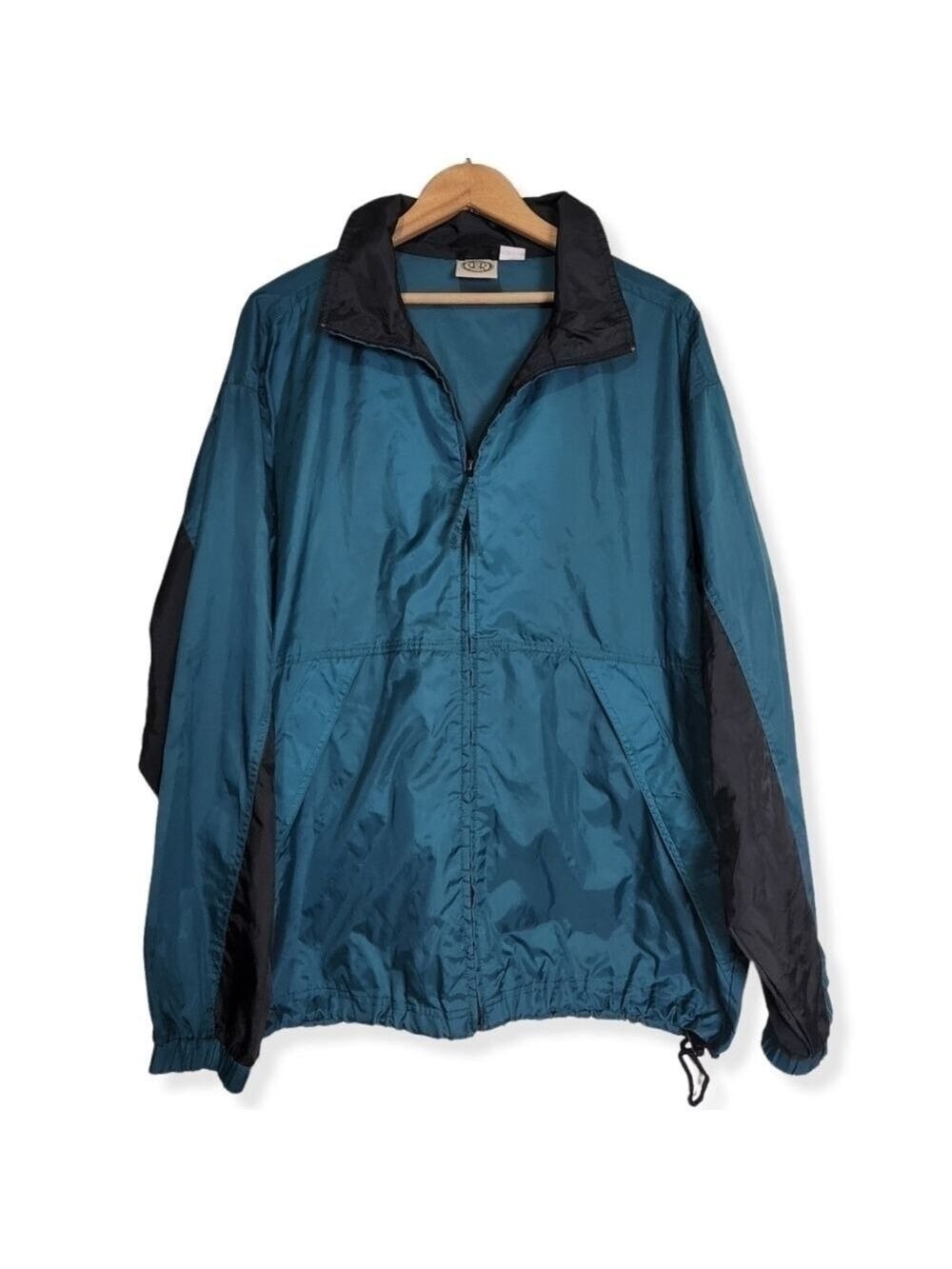 Vintage R&R Teal Green Windbreaker